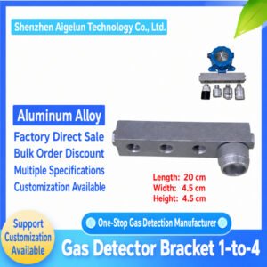 gas detector bracket 1 to 2 1 to 3 1 to 4 aluminum alloy probe adapter manifold for fixed gas alarm