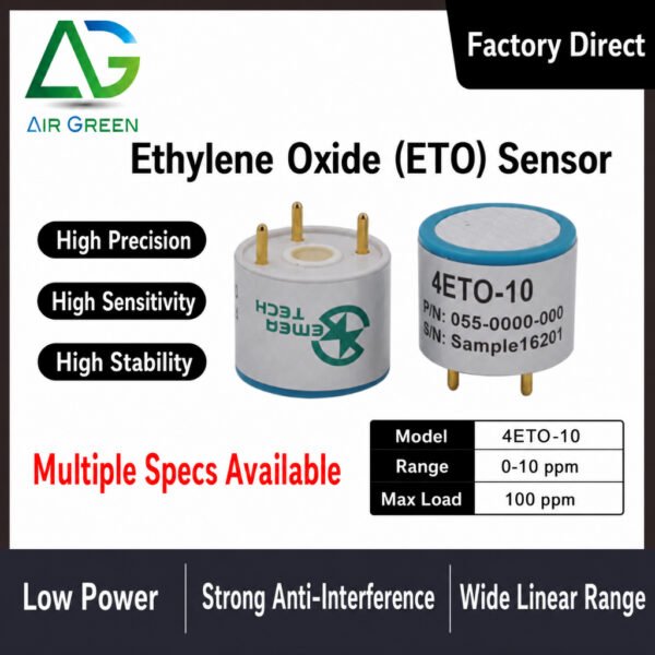 4ETO-10 Ethylene Oxide (ETO) Sensor High Precision Electrochemical Gas Detection Sensor