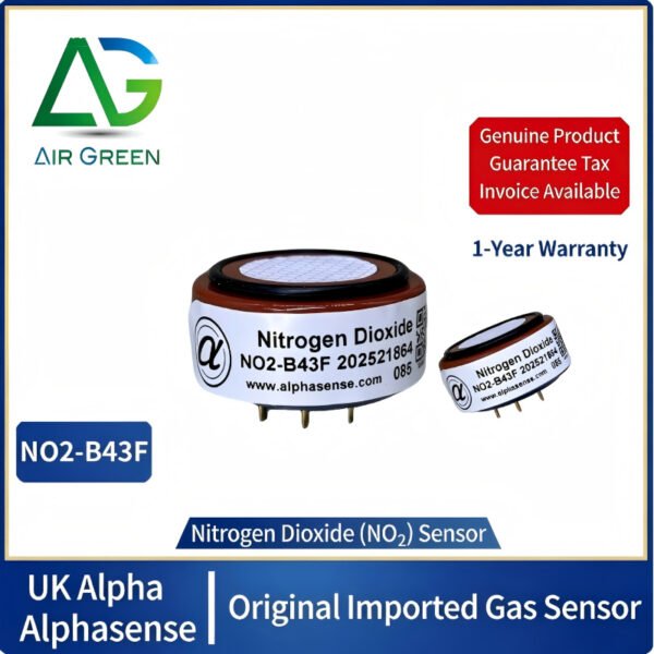 Alphasense NO2-B43F Nitrogen Dioxide NO2 Gas Sensor PPB-Level High Resolution Air Monitoring Sensor