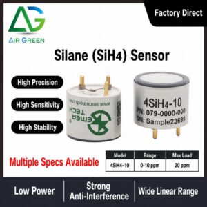 4sih4 10 silane (sih4) sensor high precision electrochemical gas detection sensor