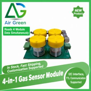 air green 4 in 1 gas sensor module rs485 data acquisition board long square board optional