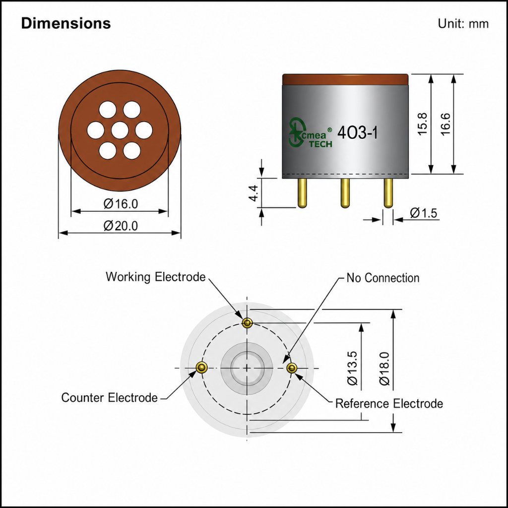 4o3 1 ozone (o3) sensor high precision electrochemical gas detection sensor 4o3 1 ozone (o3) sensor high precision electrochemical gas detection sensor