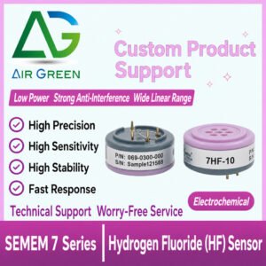 semem 7hf hydrogen fluoride hf electrochemical gas sensor industrial gas alarm 7hf 10 7hf 50