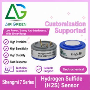 air green 7h2s 50 hydrogen sulfide h2s electrochemical gas sensor industrial detector 0 50ppm