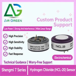 air green shengmi 7hcl 20 hydrogen chloride hcl electrochemical gas sensor 20ppm for industrial gas detector alarm