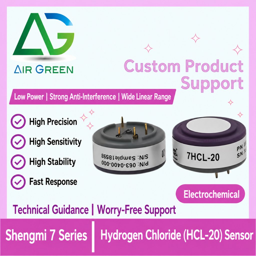 air green shengmi 7hcl 20 hydrogen chloride hcl electrochemical gas sensor 20ppm for industrial gas detector alarm air green shengmi 7hcl 20 hydrogen chloride hcl electrochemical gas sensor 20ppm for industrial gas detector alarm