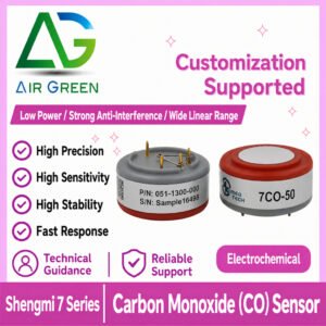 air green 7co 50 carbon monoxide co electrochemical gas sensor industrial detector 0 50ppm