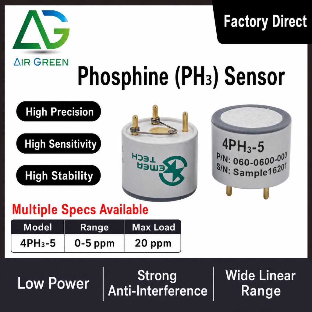 4ph3 5 phosphine (ph3) sensor high precision electrochemical gas detection sensor 4ph3 5 phosphine (ph3) sensor high precision electrochemical gas detection sensor
