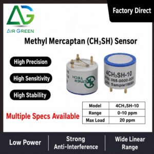 4ch3sh 10 methyl mercaptan (ch3sh) sensor high precision electrochemical gas detection sensor