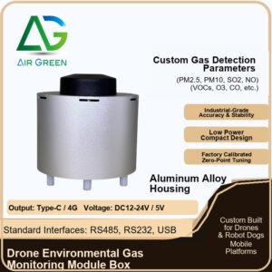 custom drone robot dog air quality gas monitoring module pump suction detector