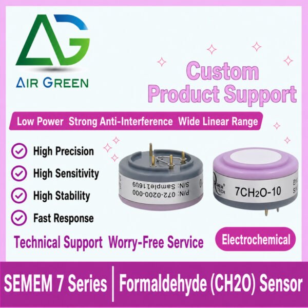 SEMEM 7CH2O Formaldehyde CH2O Electrochemical Gas Sensor for Industrial Gas Alarm