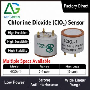 4clo2 1 chlorine dioxide (clo2) sensor high precision electrochemical gas detection sensor