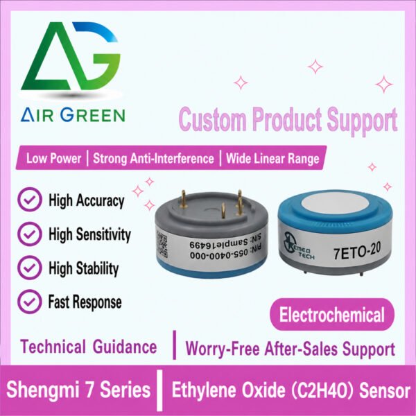 Shengmi 7ETO-20 Ethylene Oxide C2H4O Gas Sensor 0-20ppm Electrochemical Industrial Detection Sensor