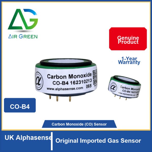 Alphasense CO-B4 Carbon Monoxide CO Gas Sensor PPB-Level High Resolution Air Monitoring Sensor