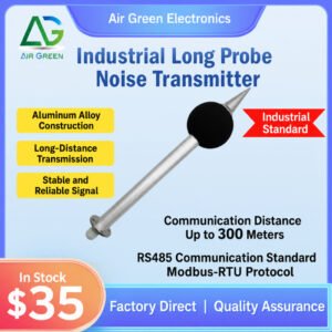 long probe noise sensor industrial long probe noise transmitter high precision industrial detection product