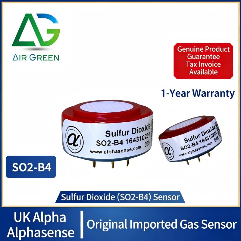 Alphasense SO2-B4 Sulfur Dioxide PPB-Level Sensor for Air Monitoring Micro Station