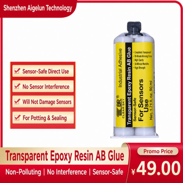 Transparent Epoxy Resin AB Glue for Sensor Potting and Sealing 50ml
