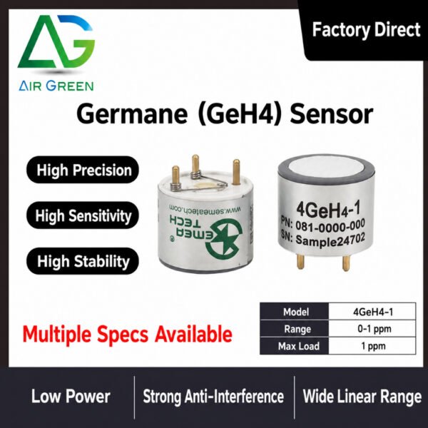 4GeH4-1 Germane (GeH4) Sensor High Precision Electrochemical Gas Detection Sensor