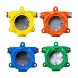 Industrial Gas Detector Housing Aluminum Alloy Wall Mounted Shell Case with Glass Cover for Fixed Gas Alarm